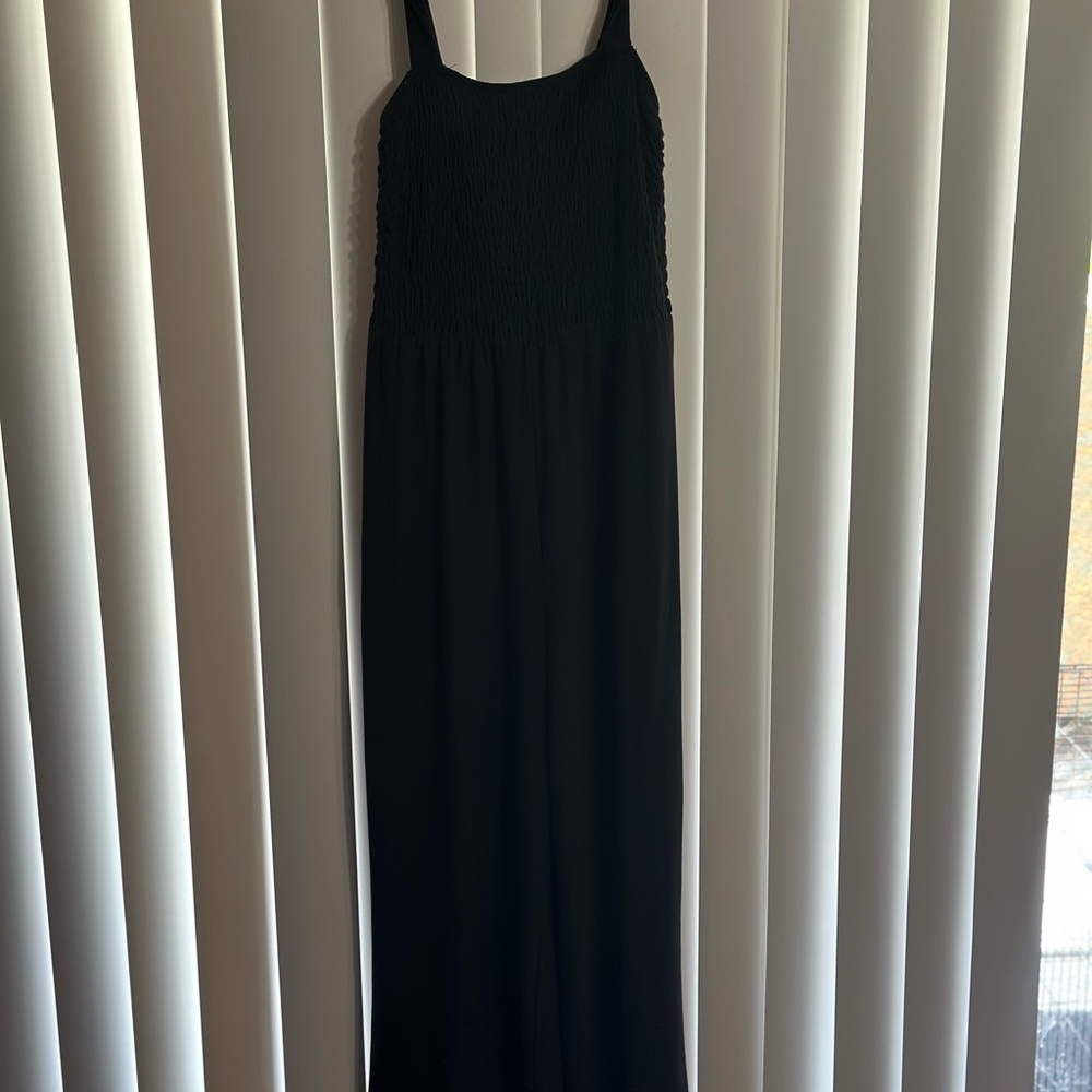 Elegant Black Pant Romper